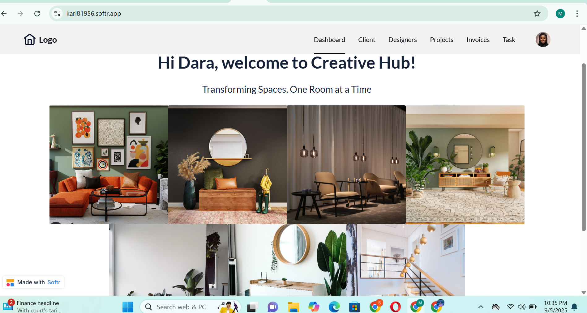 Interior Design Firm: Project Management System feature image