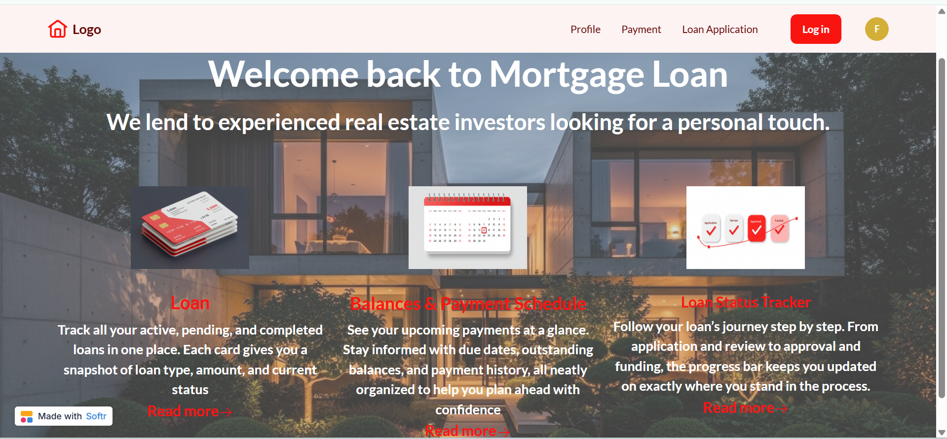 Mortgage Borrower Loan Portal feature image
