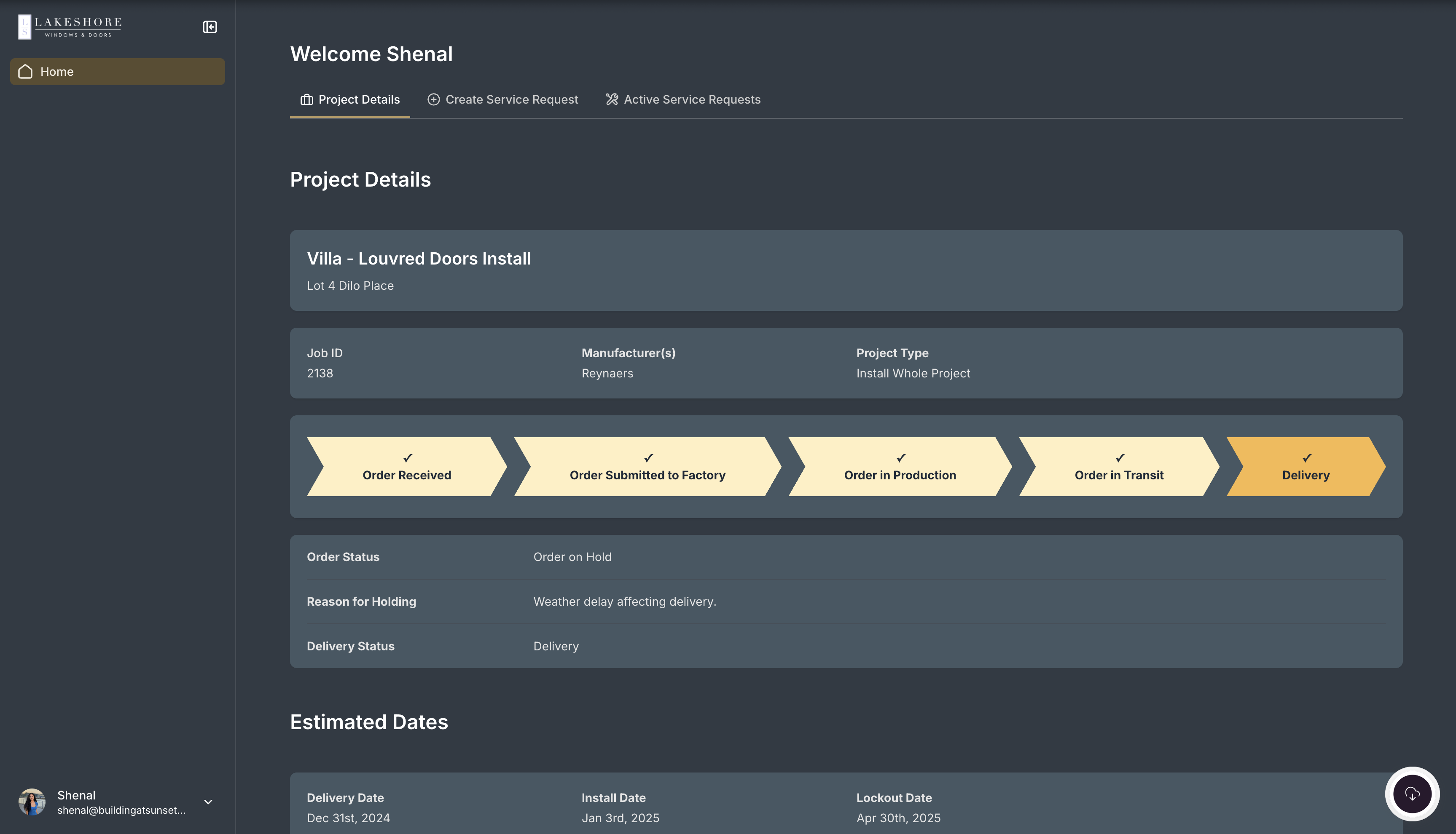 Lakeshore Windows and Doors: Client, Installer, and Staff Portal feature image
