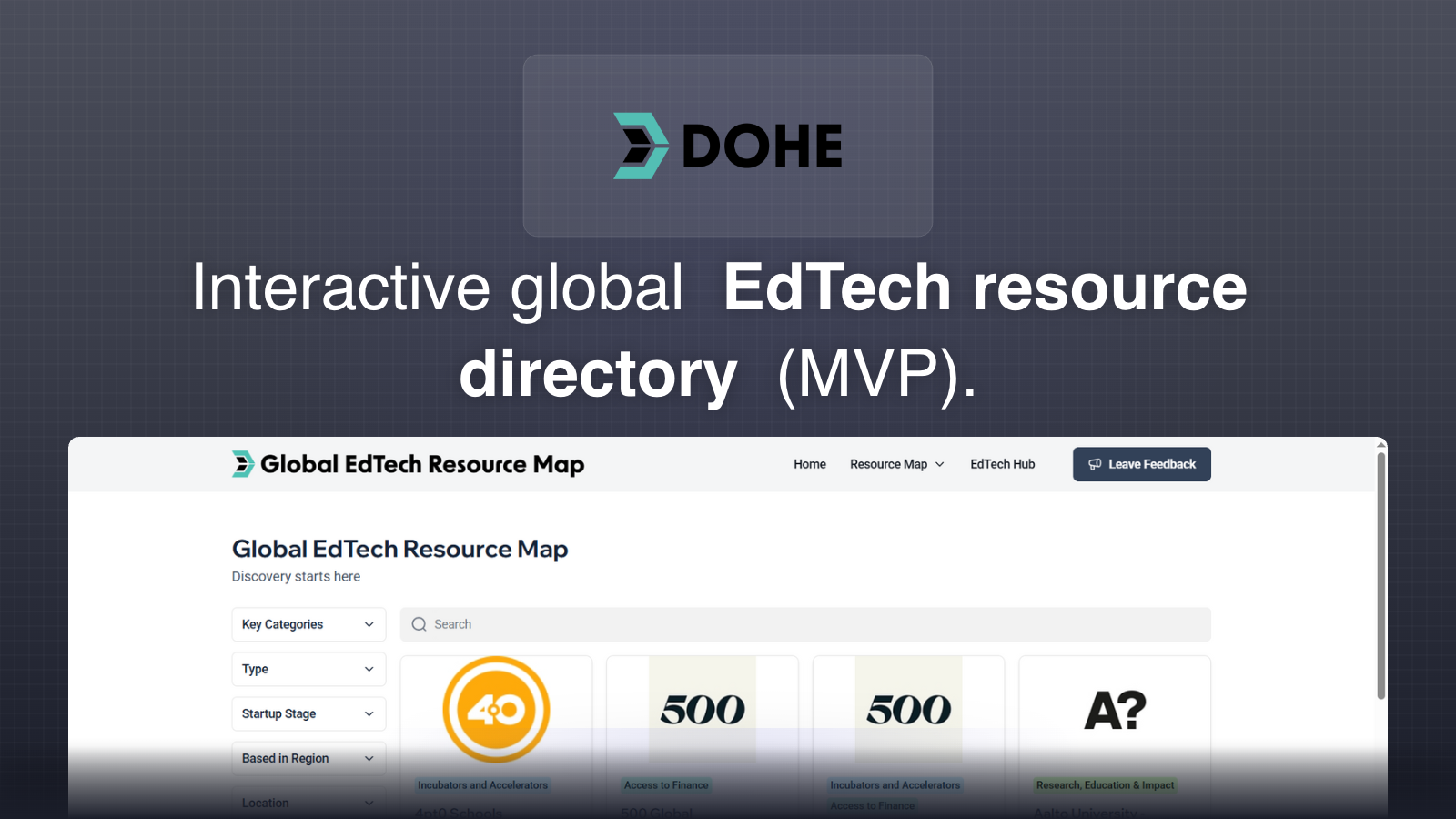 Global EdTech Resource Map feature image