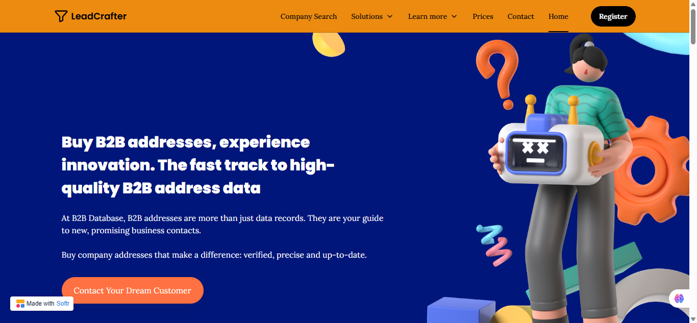 LeadscrafterB2B Portal feature image