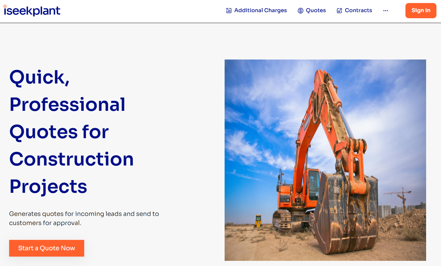 iSeekplant – Quotation & Offer Management System feature image