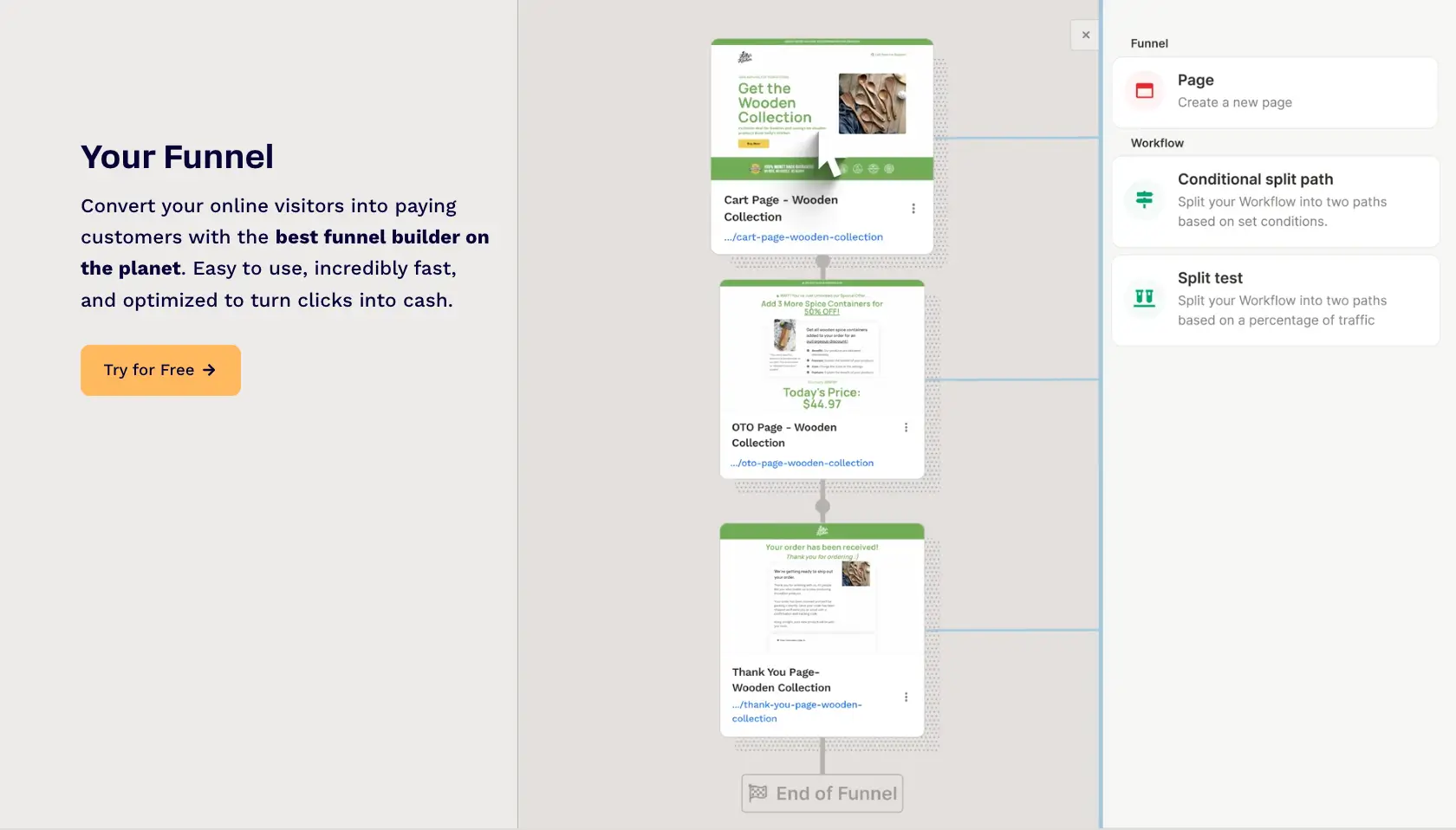 Clickfunnels interface