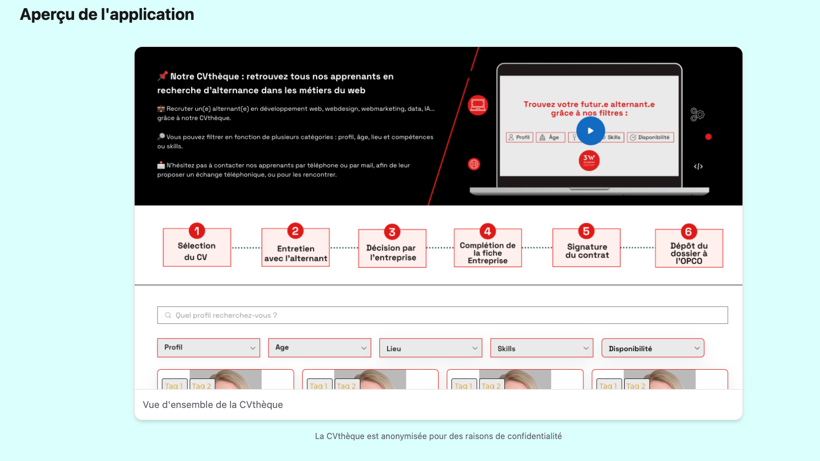 CVthèque - Organisme de formation feature image