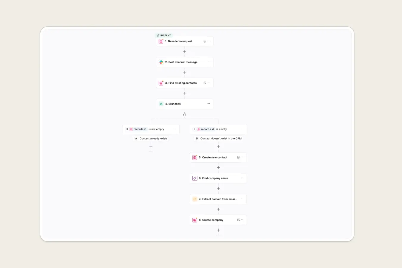 Softr Workflow example