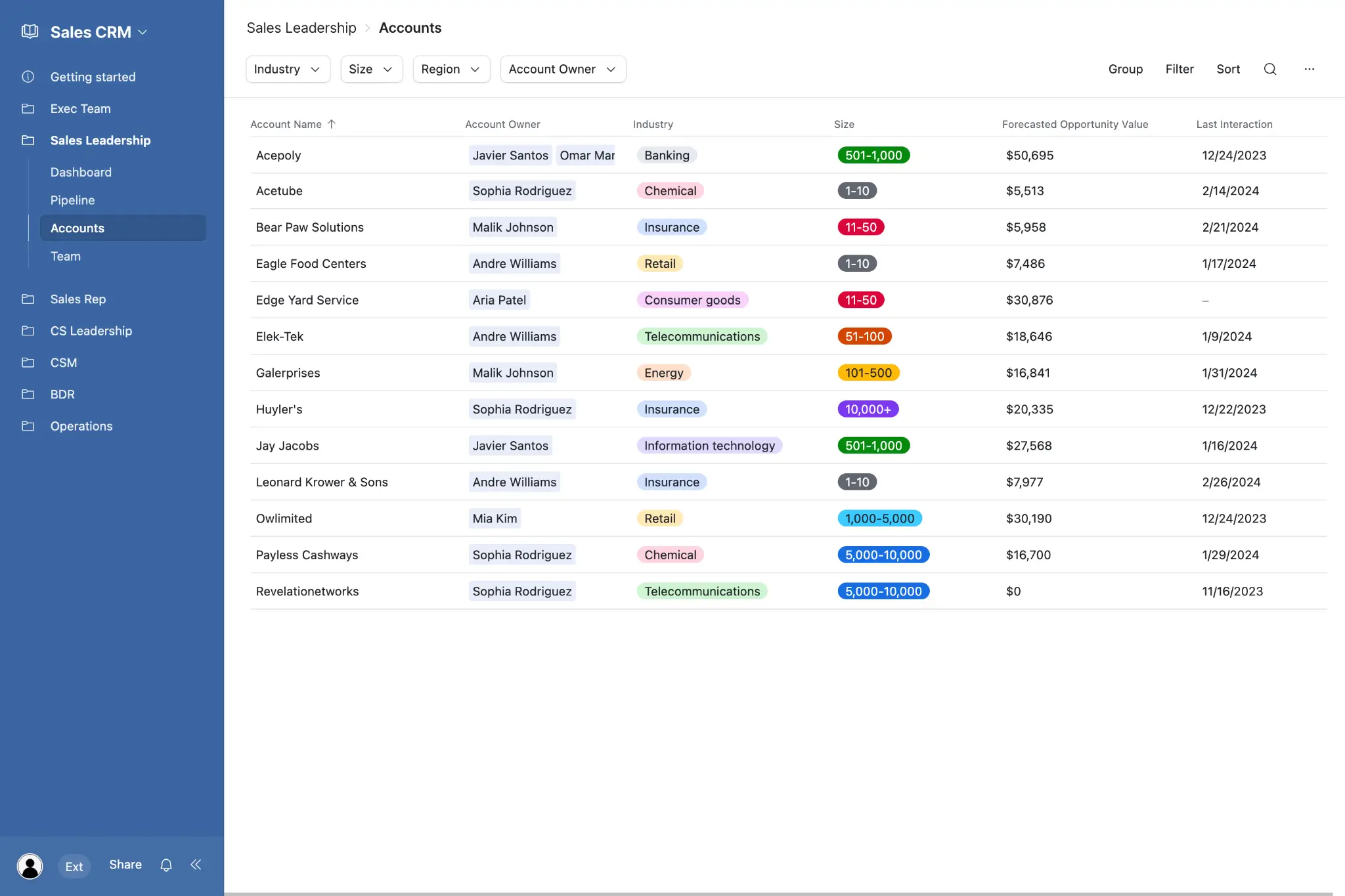 Airtable user interface