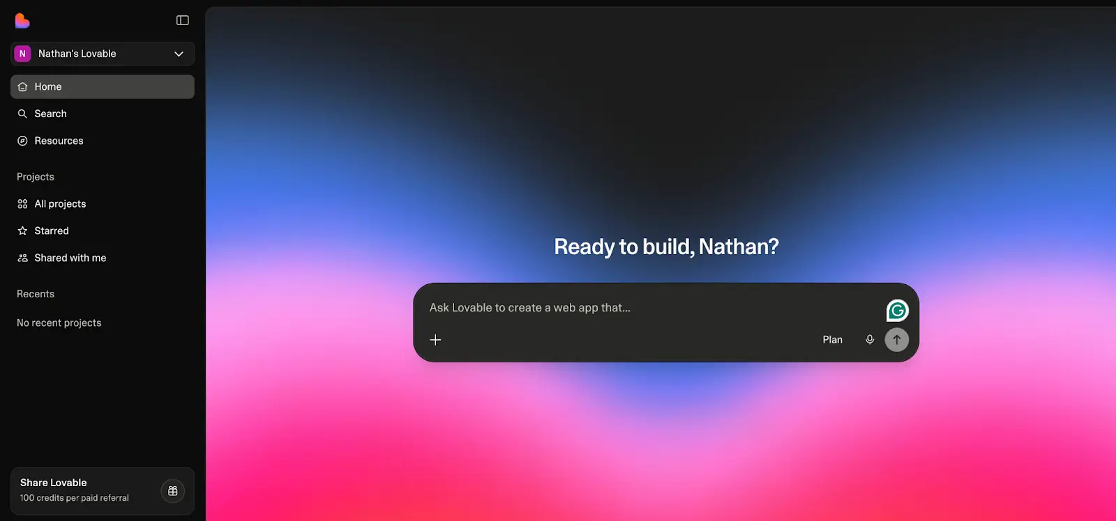 Lovable AI prompting