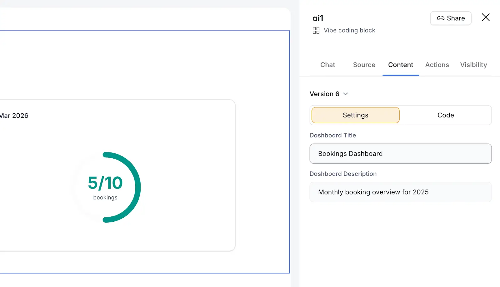 Vibe Coding block text editing