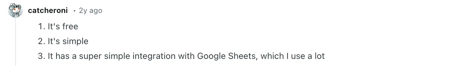 Google Forms Reddit sentiment