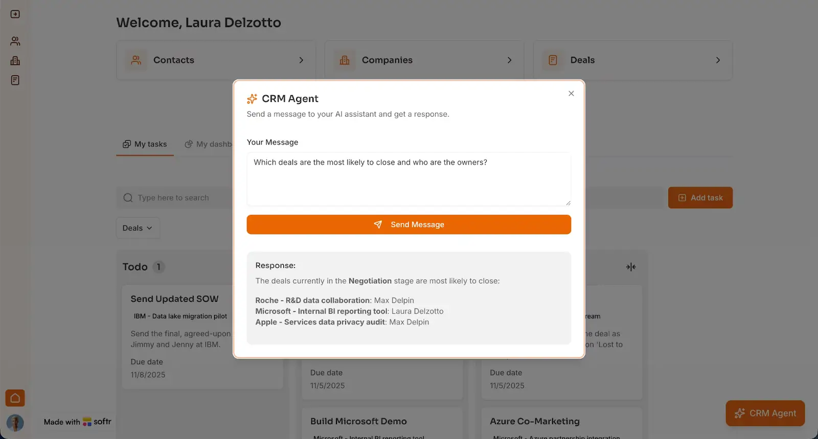AI chatbot widget vibe-co