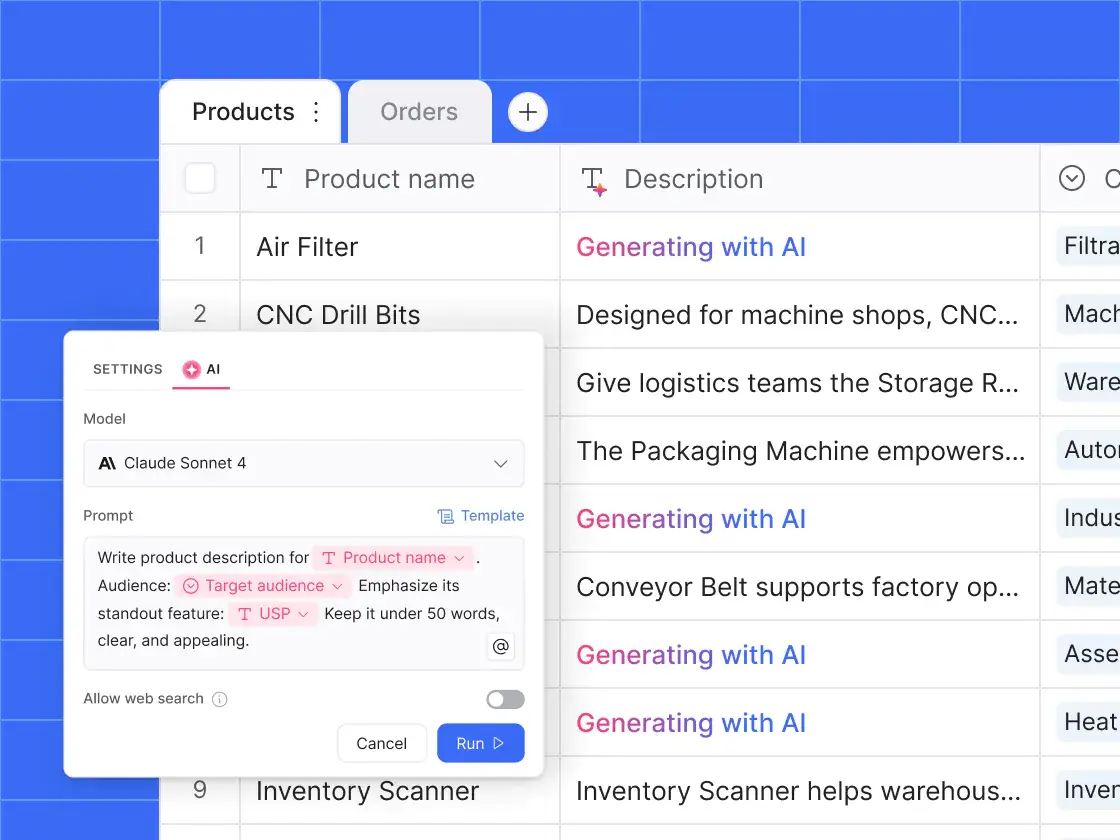 Softr's Database AI Agents