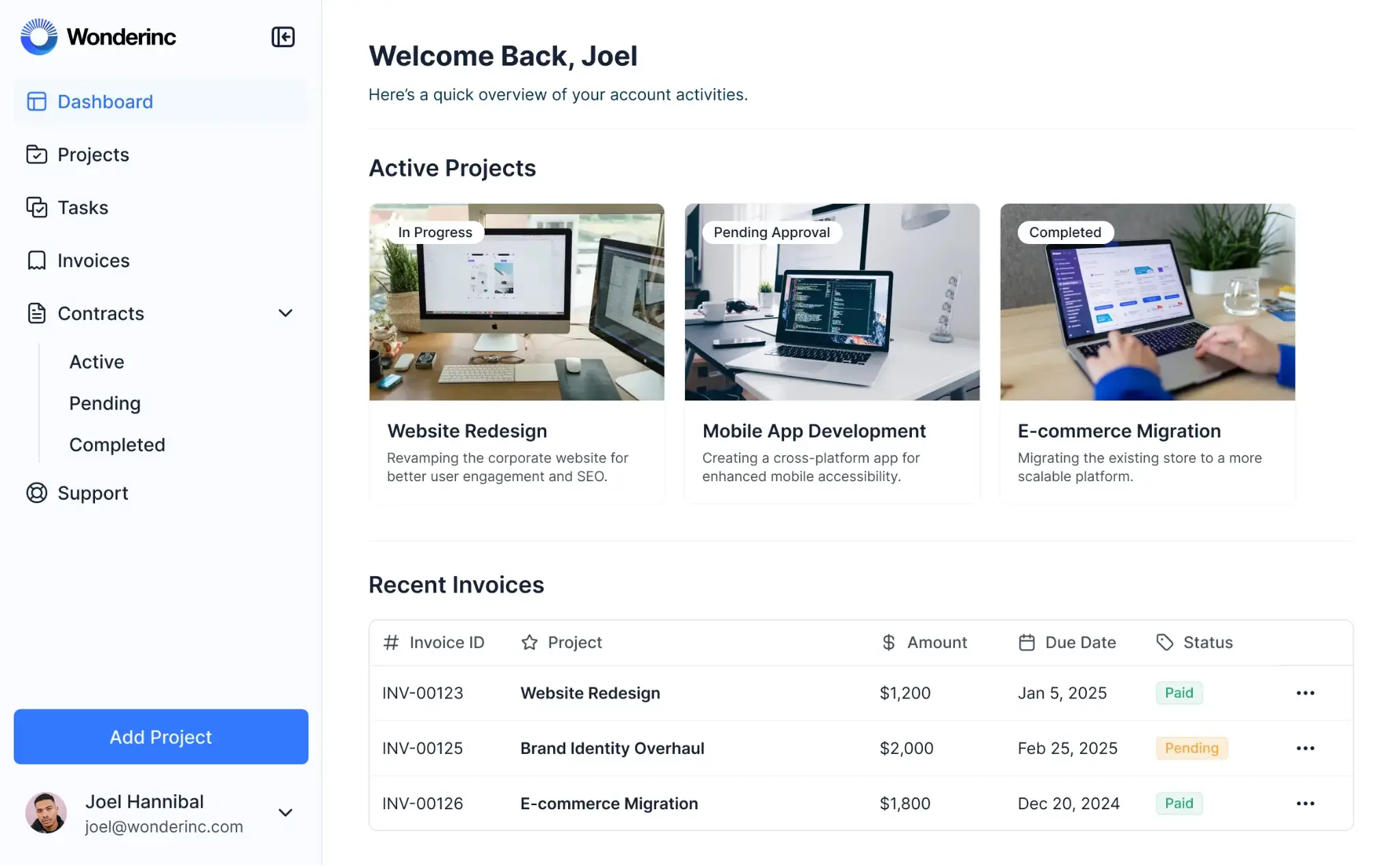 Secure client portal built with Softr