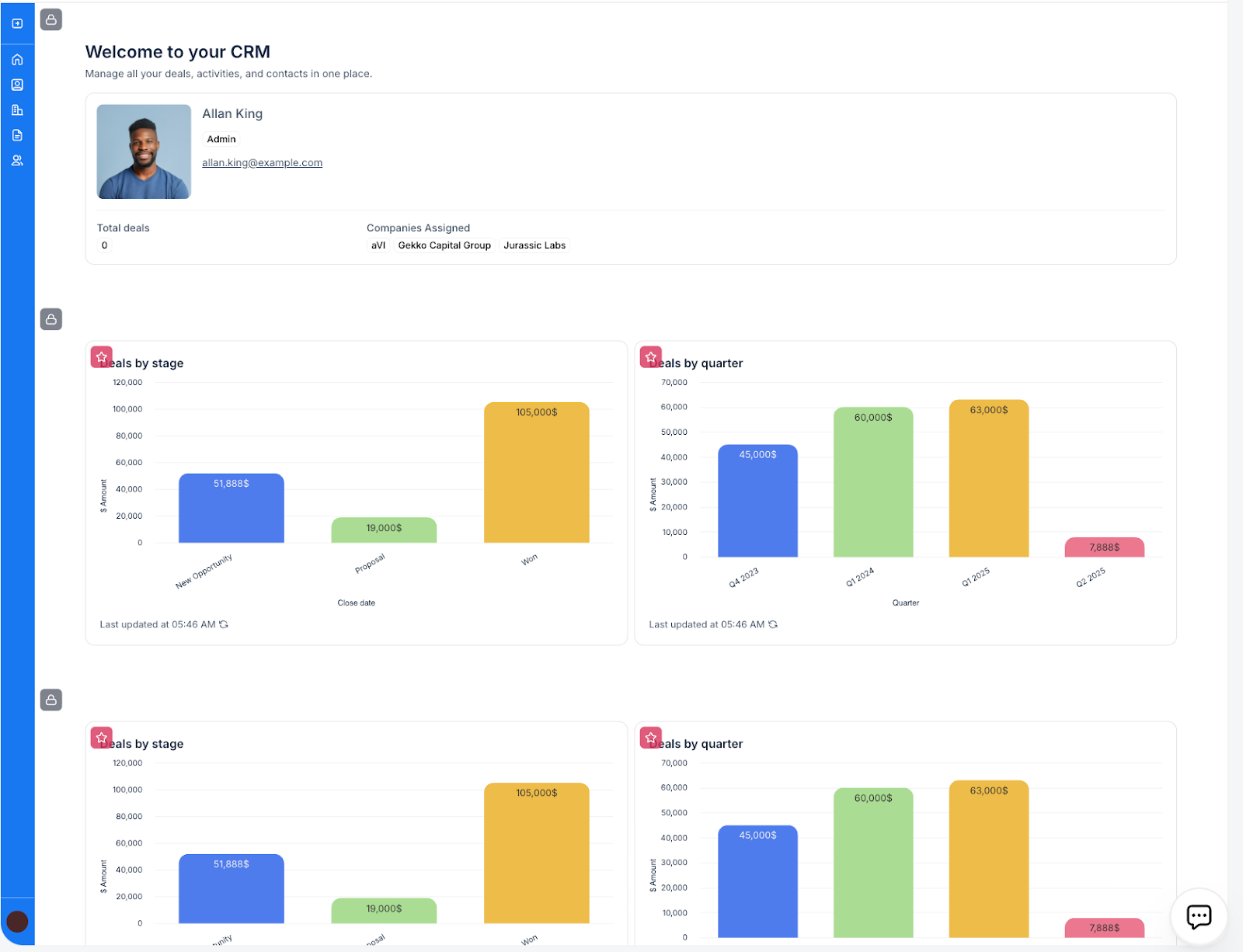 Softr’s free sales CRM template screenshot