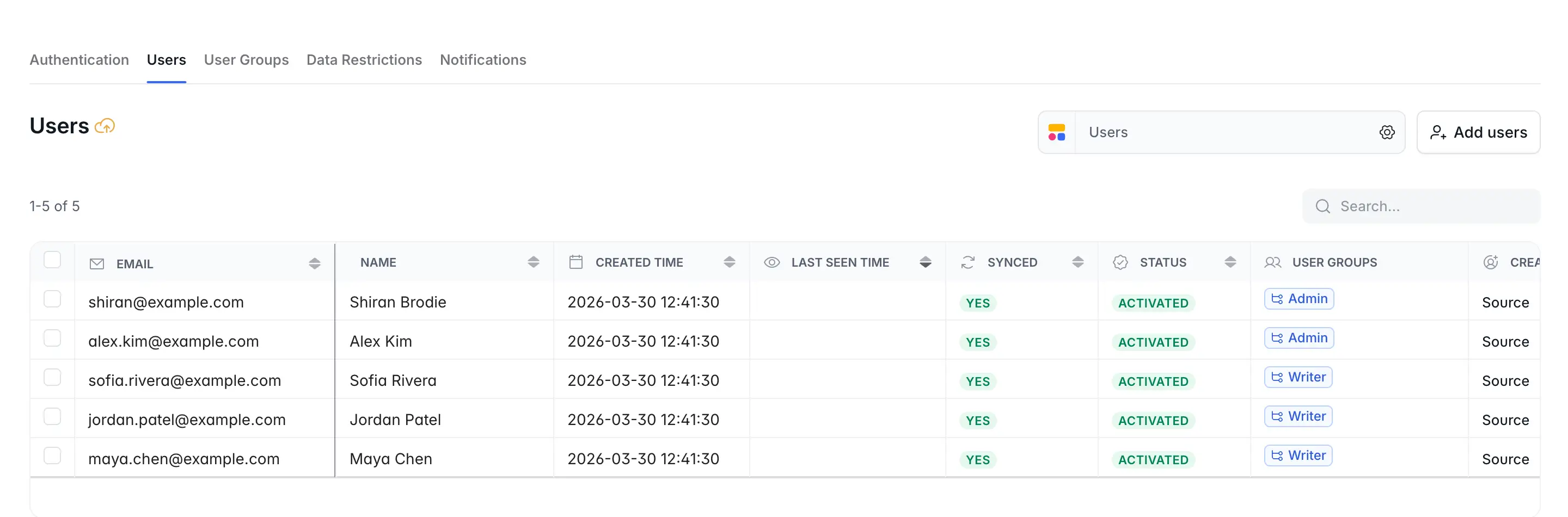 Softr user management