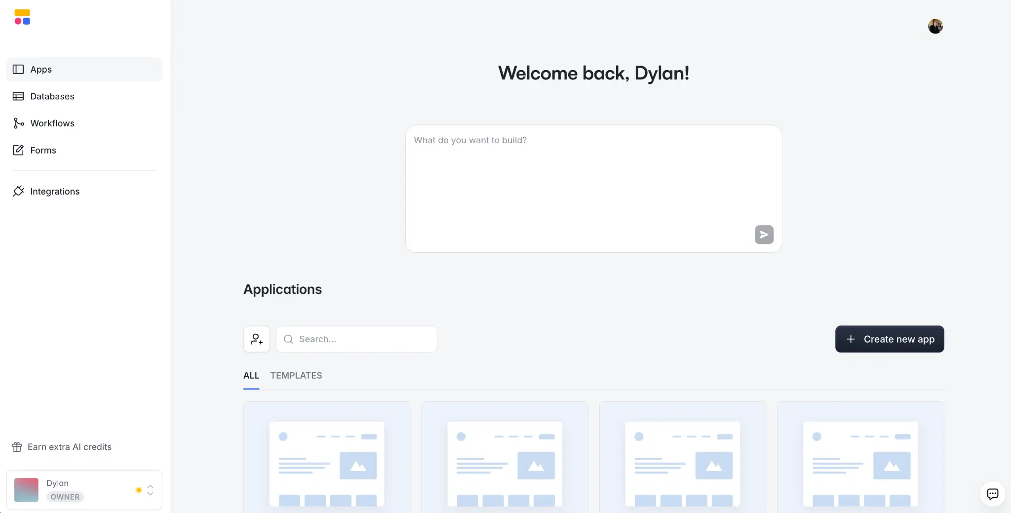 Softr Studio dashboard