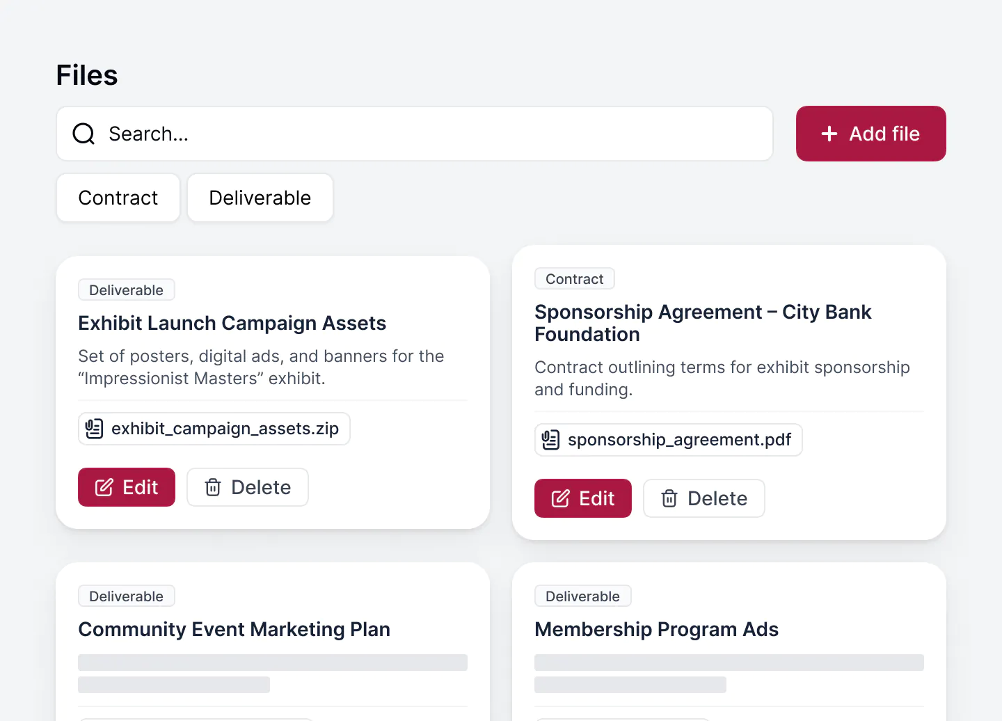 Marketing asset management with SOftr