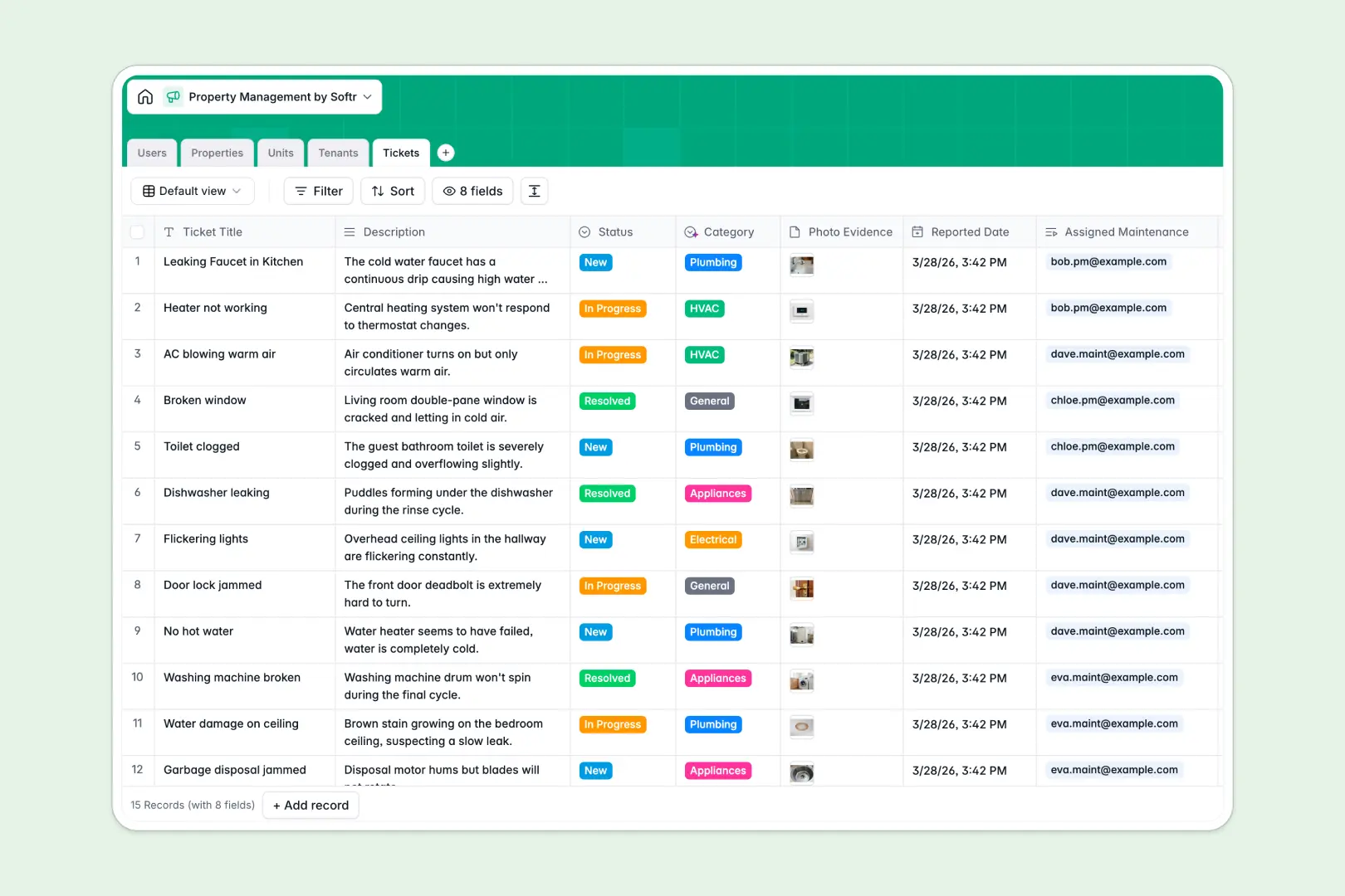 property management database