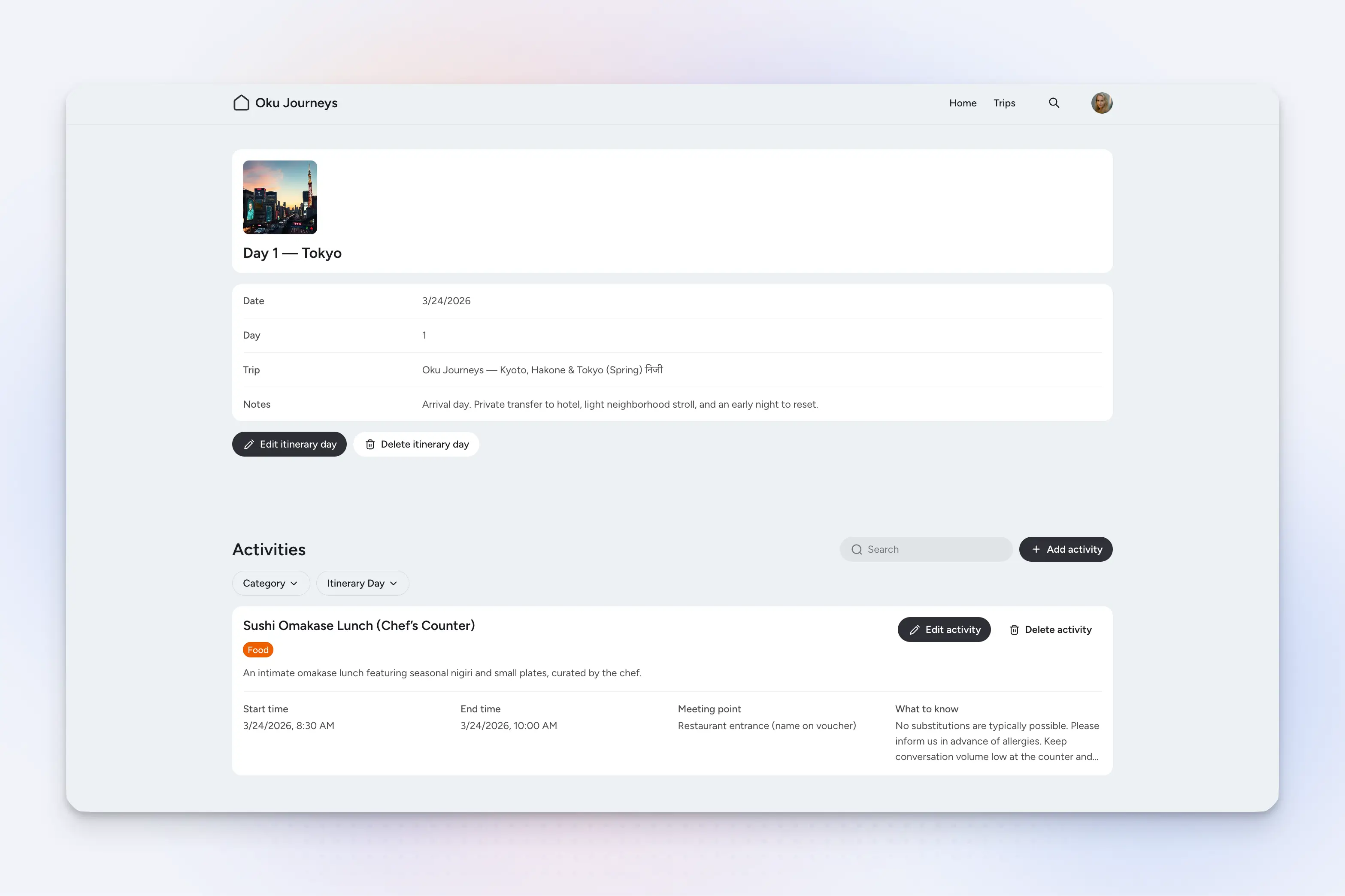 A sleek, functional app interface by Softr