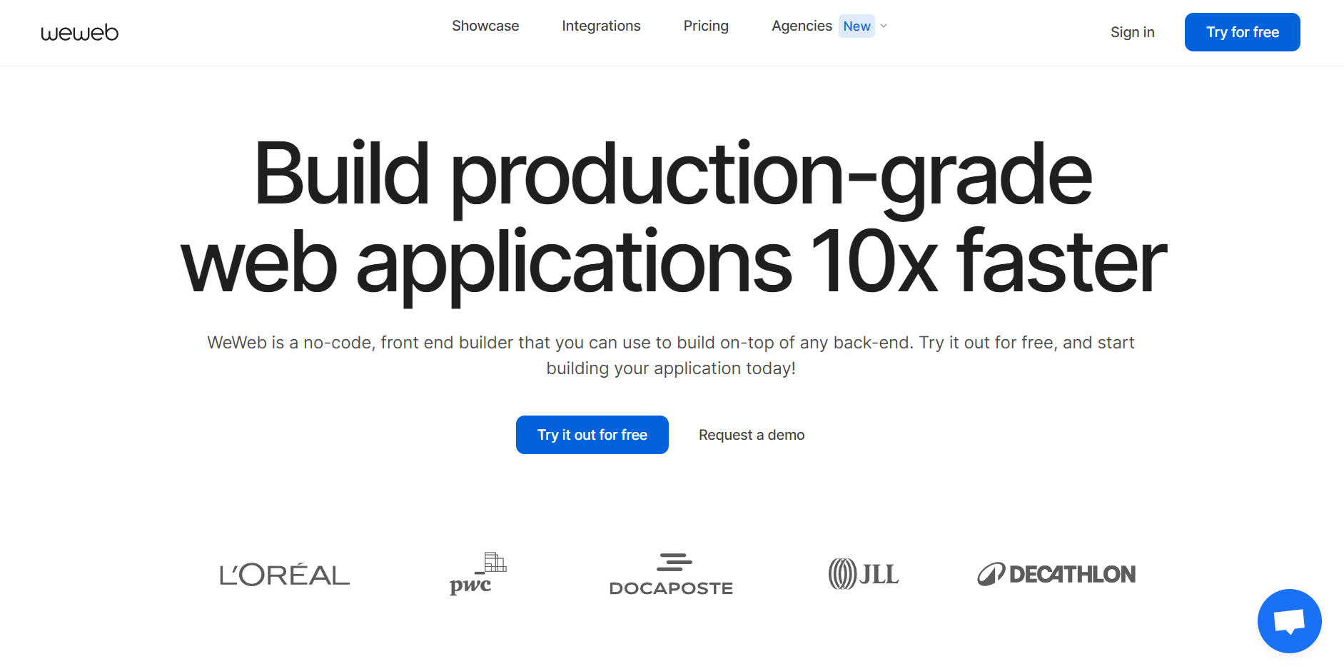 3. WeWeb — best for building self-hosted web apps