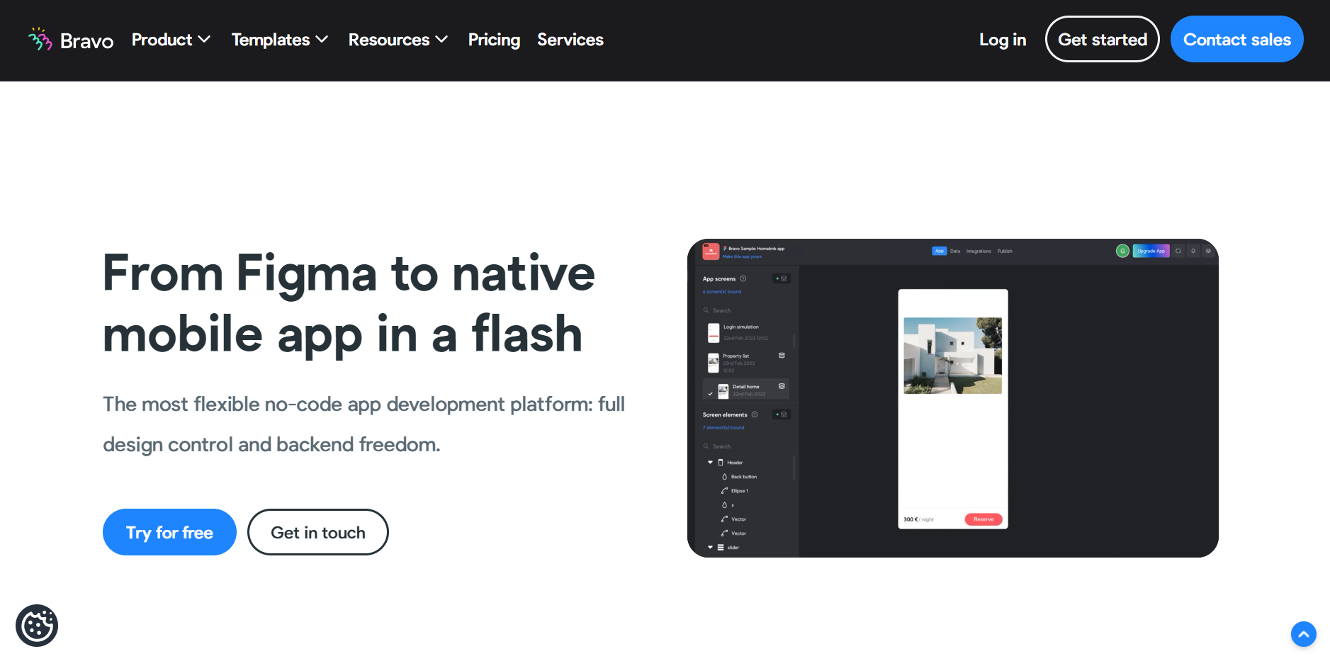 6. Bravo Studio — best for creating no code native mobile apps