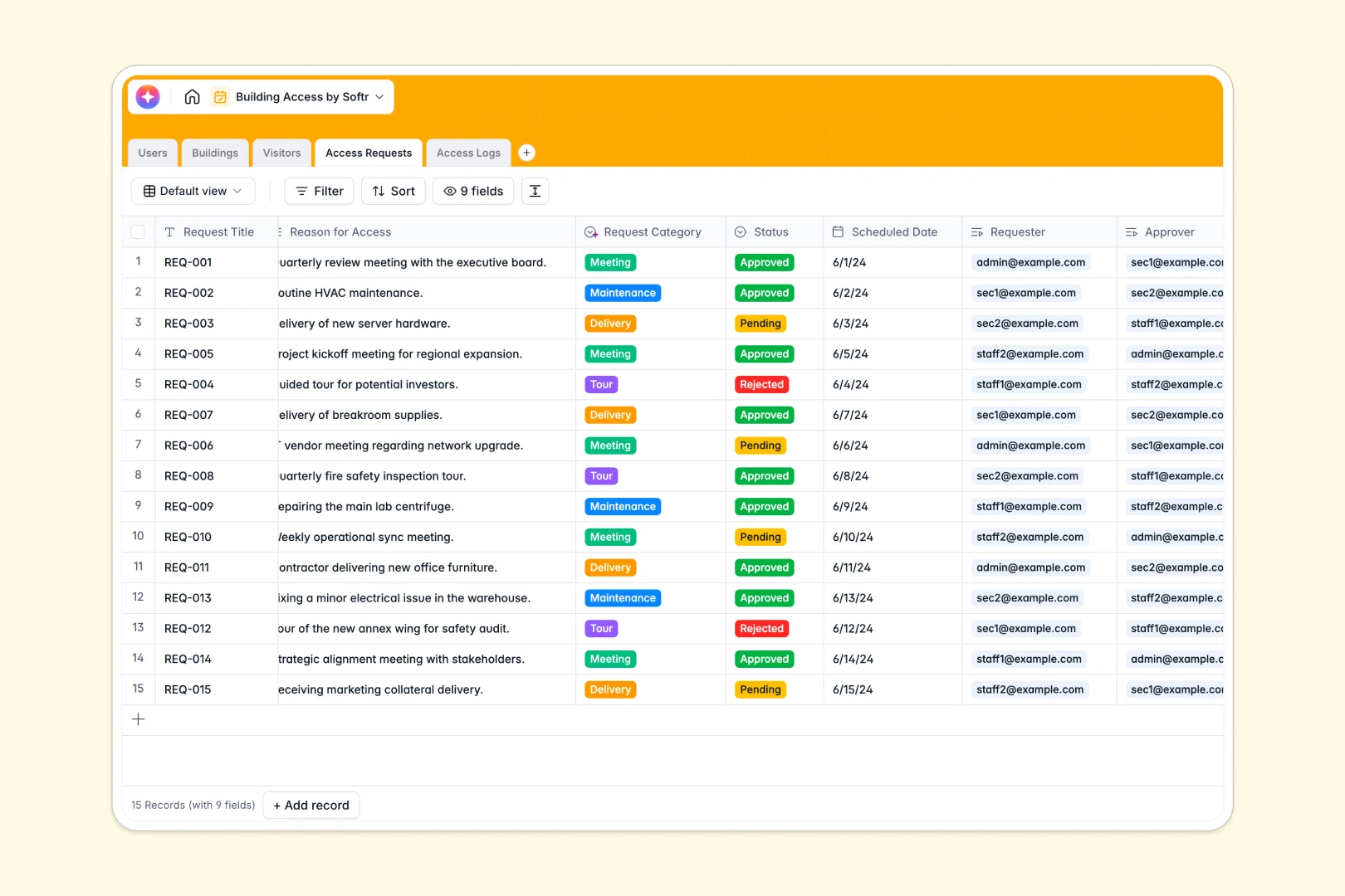 building access database