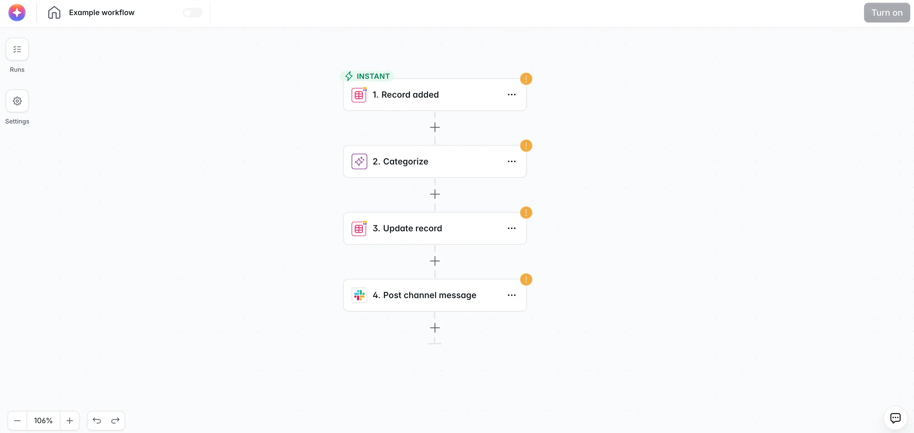 Softr Workflow trigger and the actions that follow