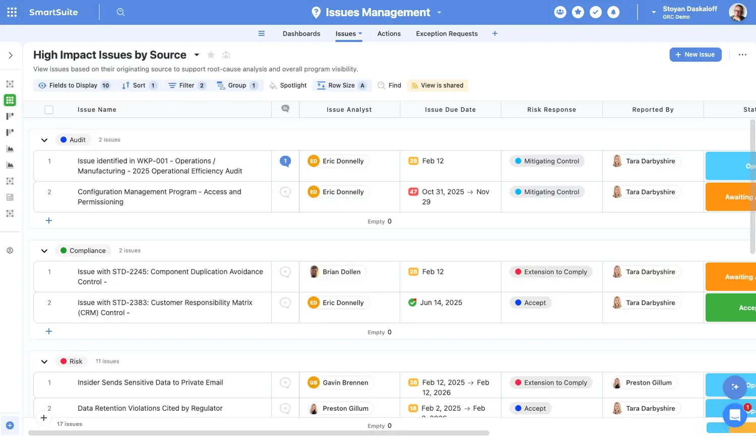 Baserow user interface