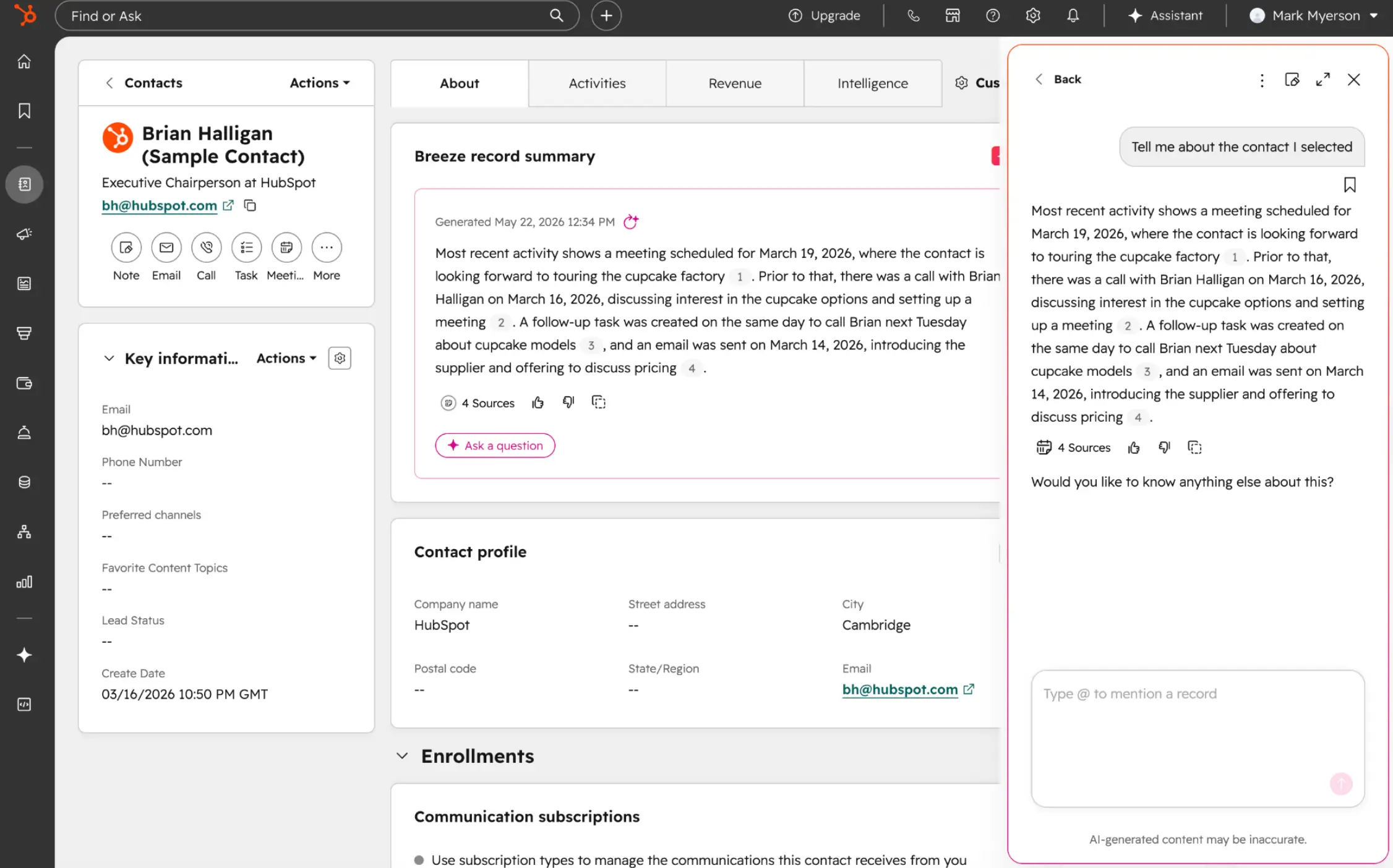 HubSpot Breeze AI