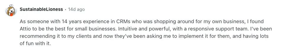 Attio reddit review