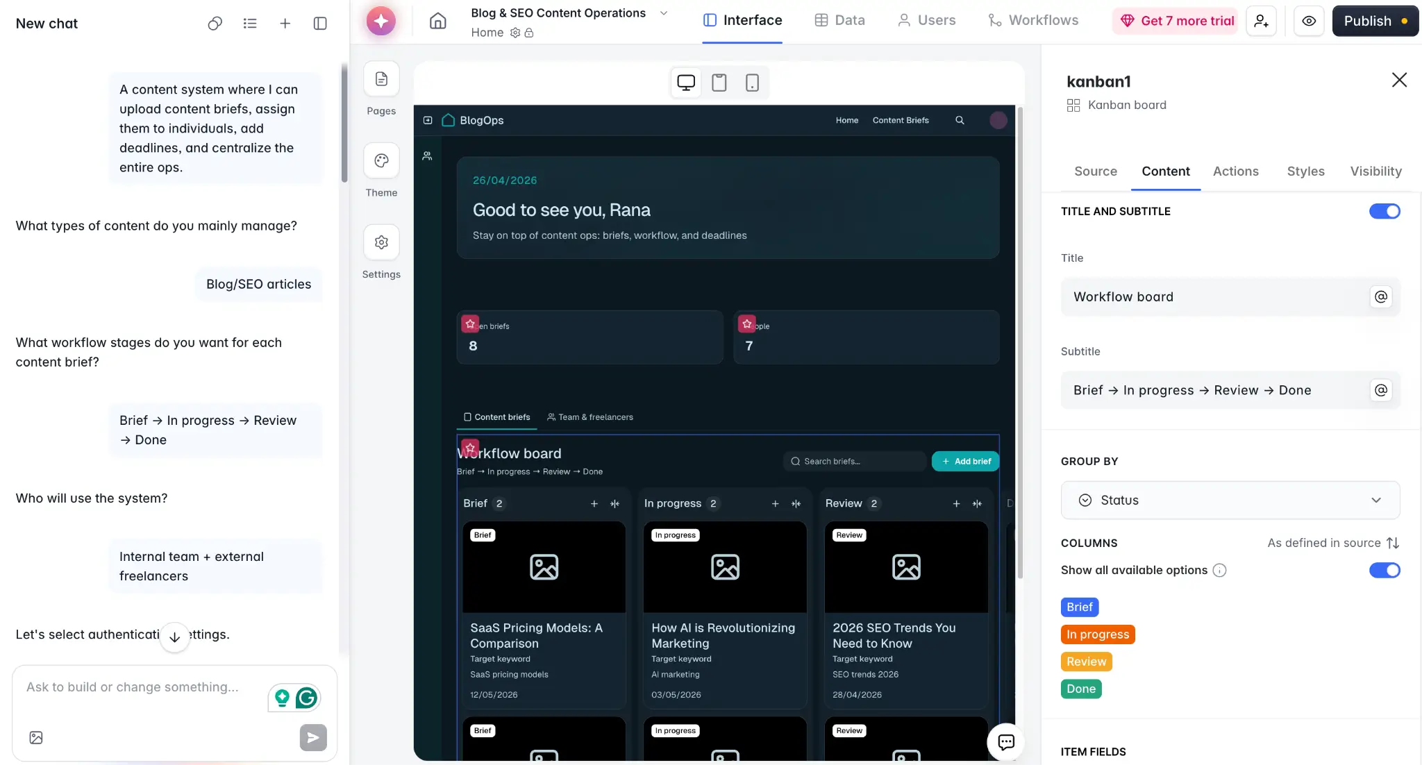 Softr's AI Co-Builder