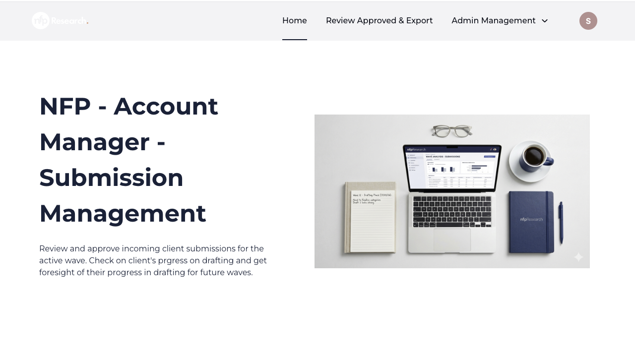 NFP Research Client Portal