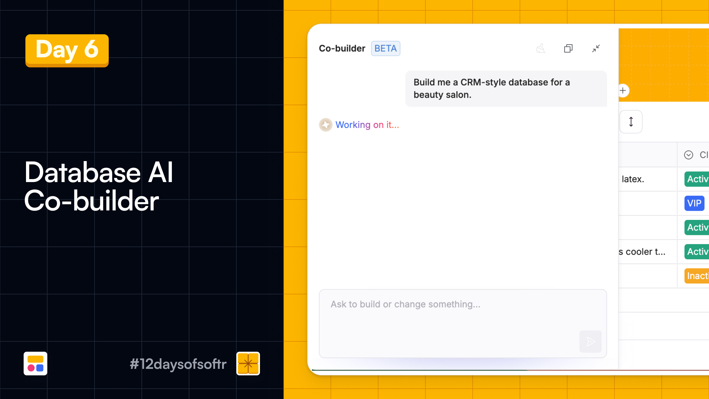 Database AI Co-builder