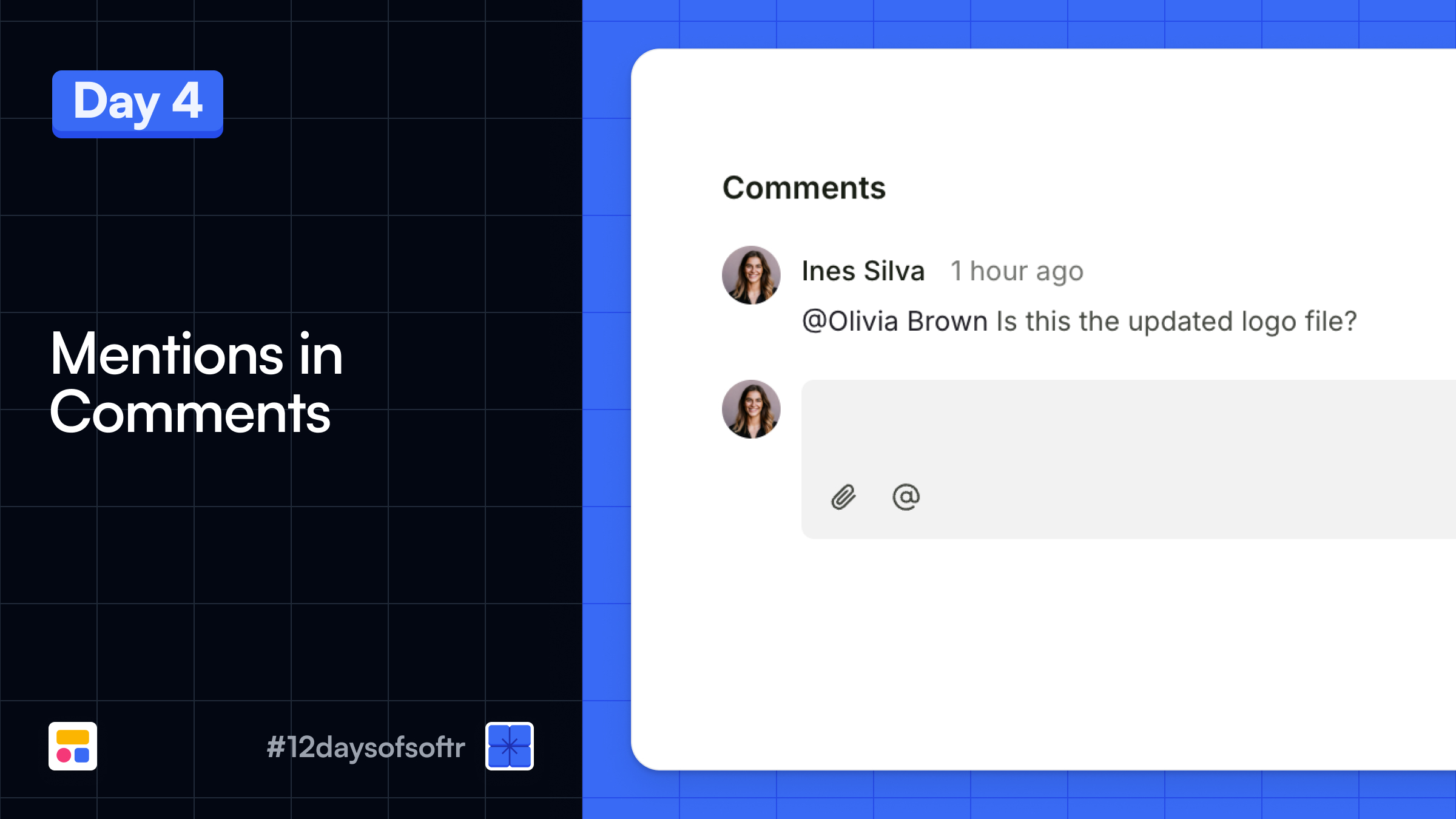 Mentions in Comments