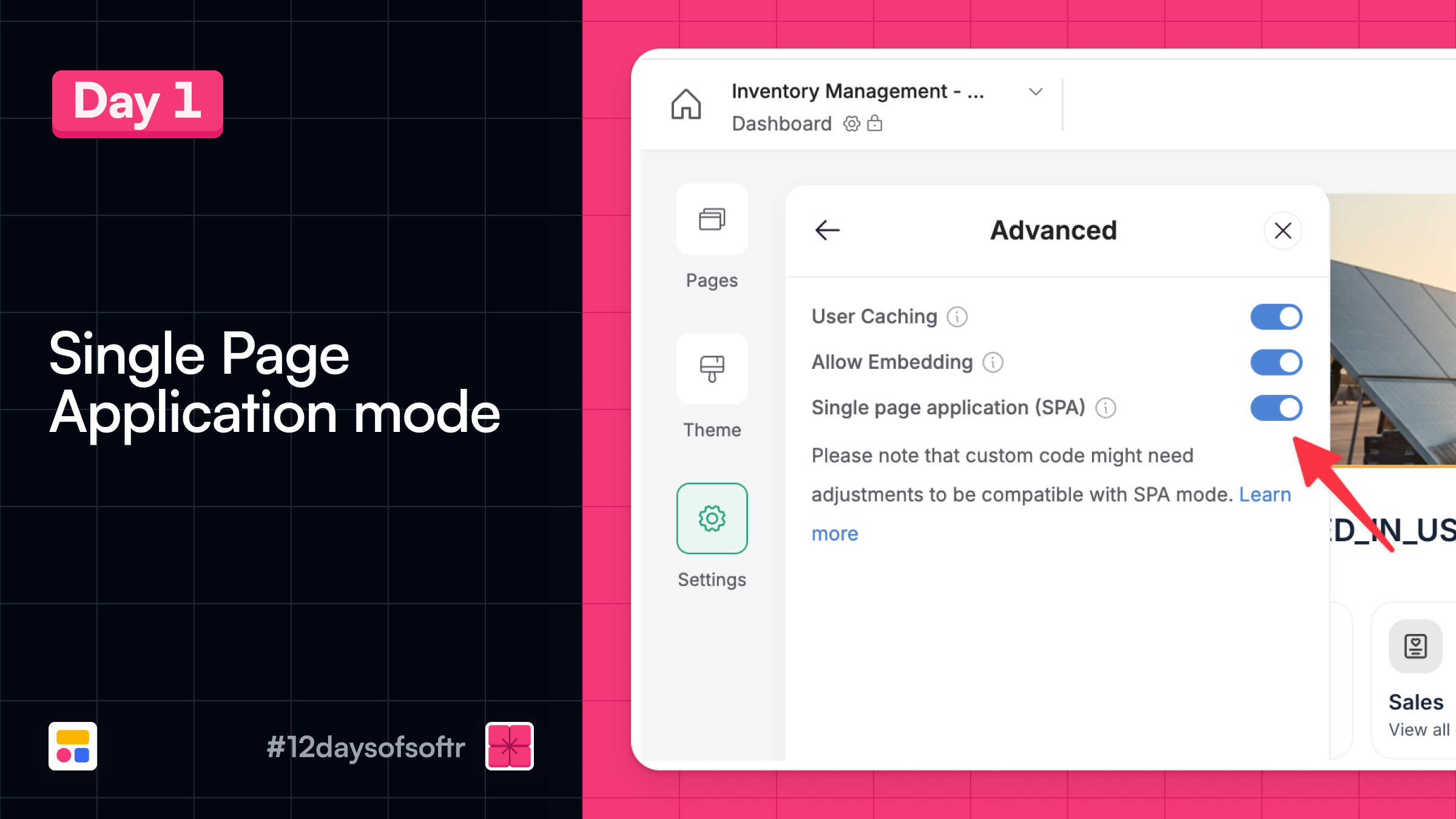 Single Page Application (SPA) mode