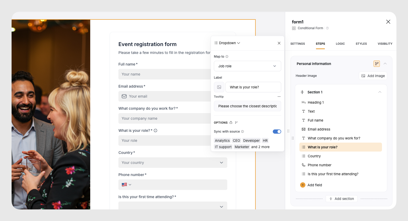 Tooltips on form inputs