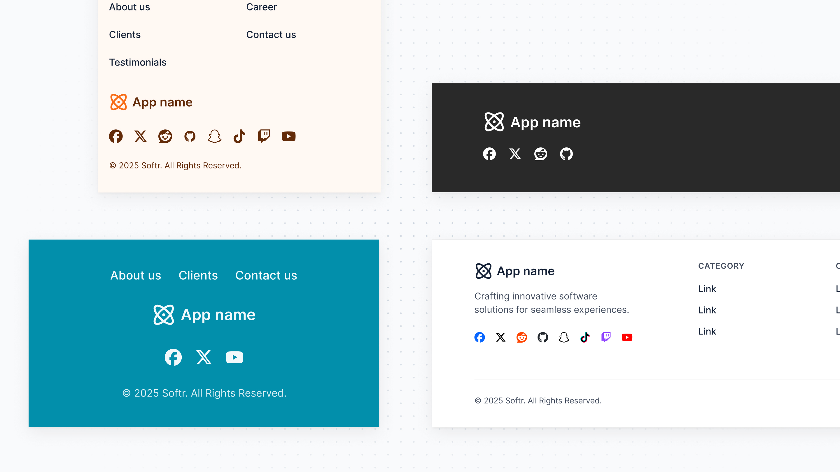 New Footer Block