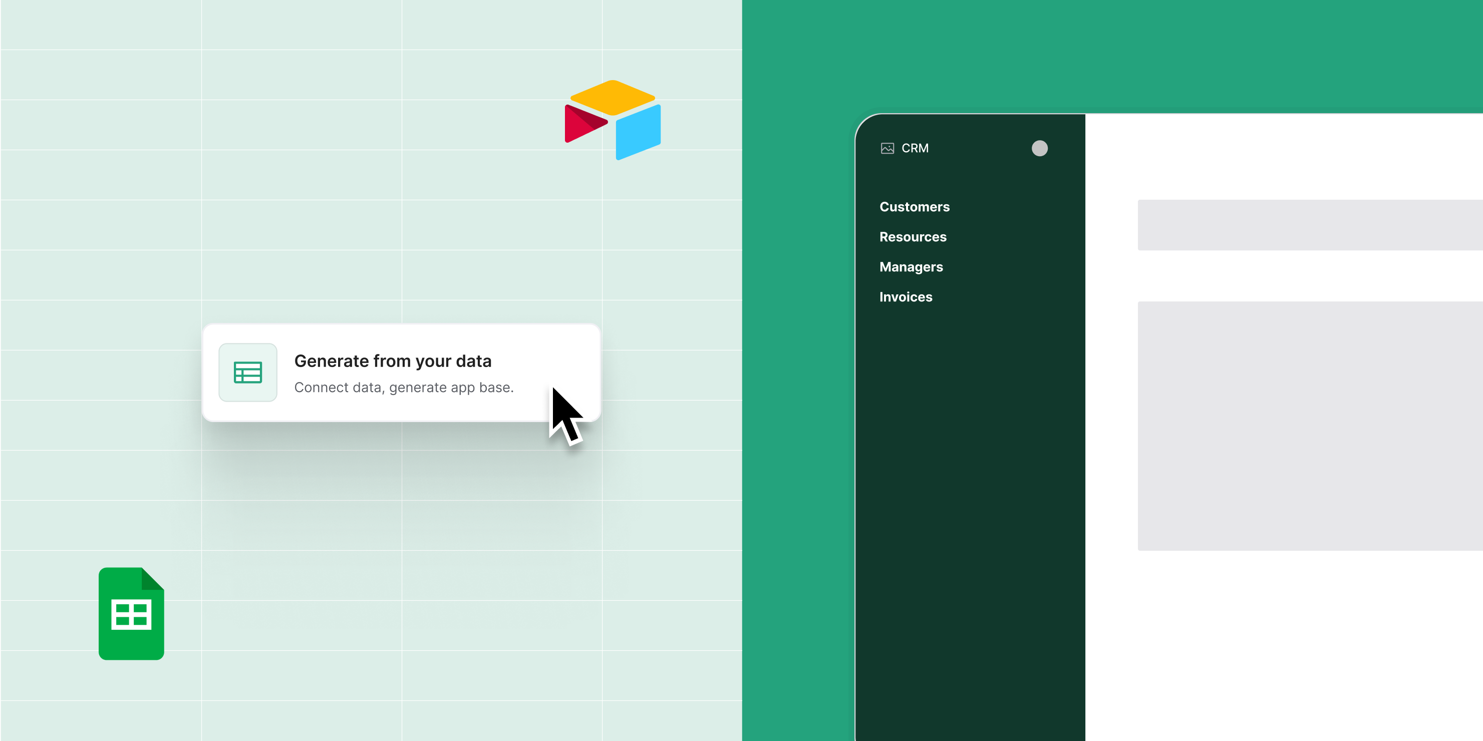Generate an app from your data source