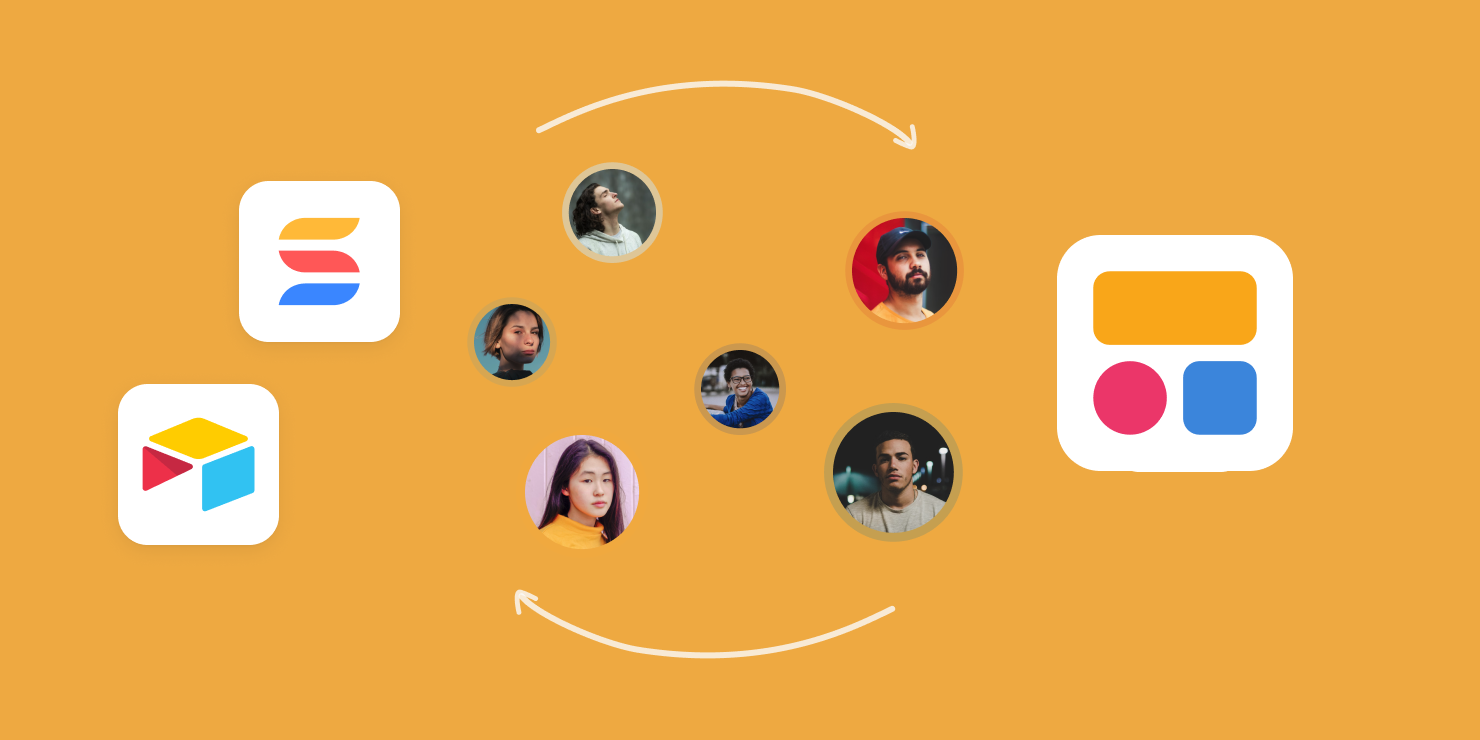 Real-time user sync with Airtable & SmartSuite