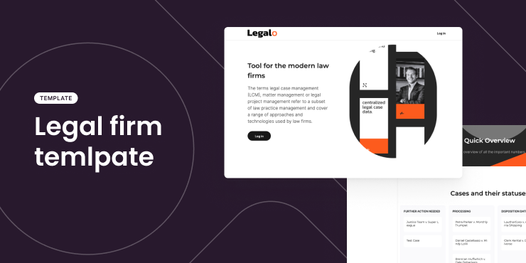New template: Legal case management