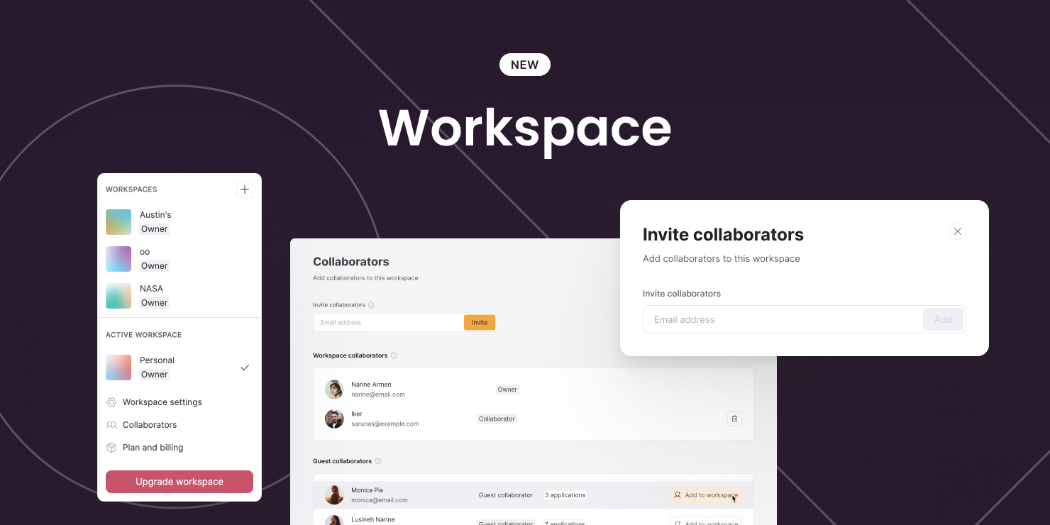 Welcome to your Workspace