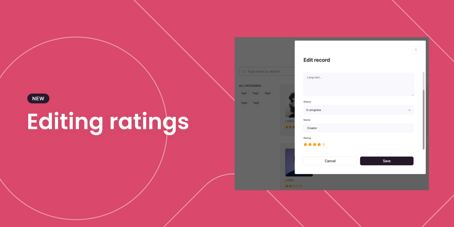 Editing ratings