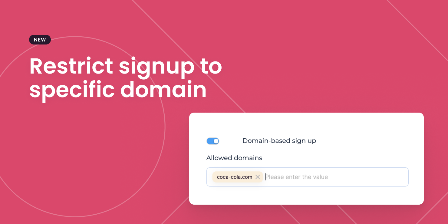 Restrict signups to specific email domain(s)