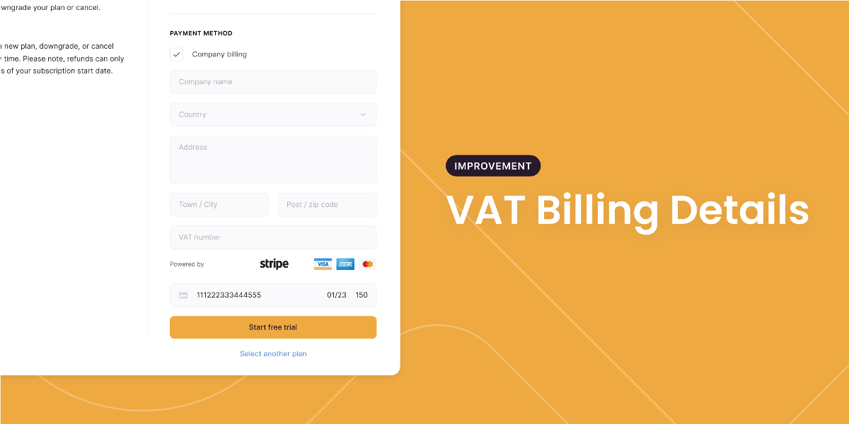User billing