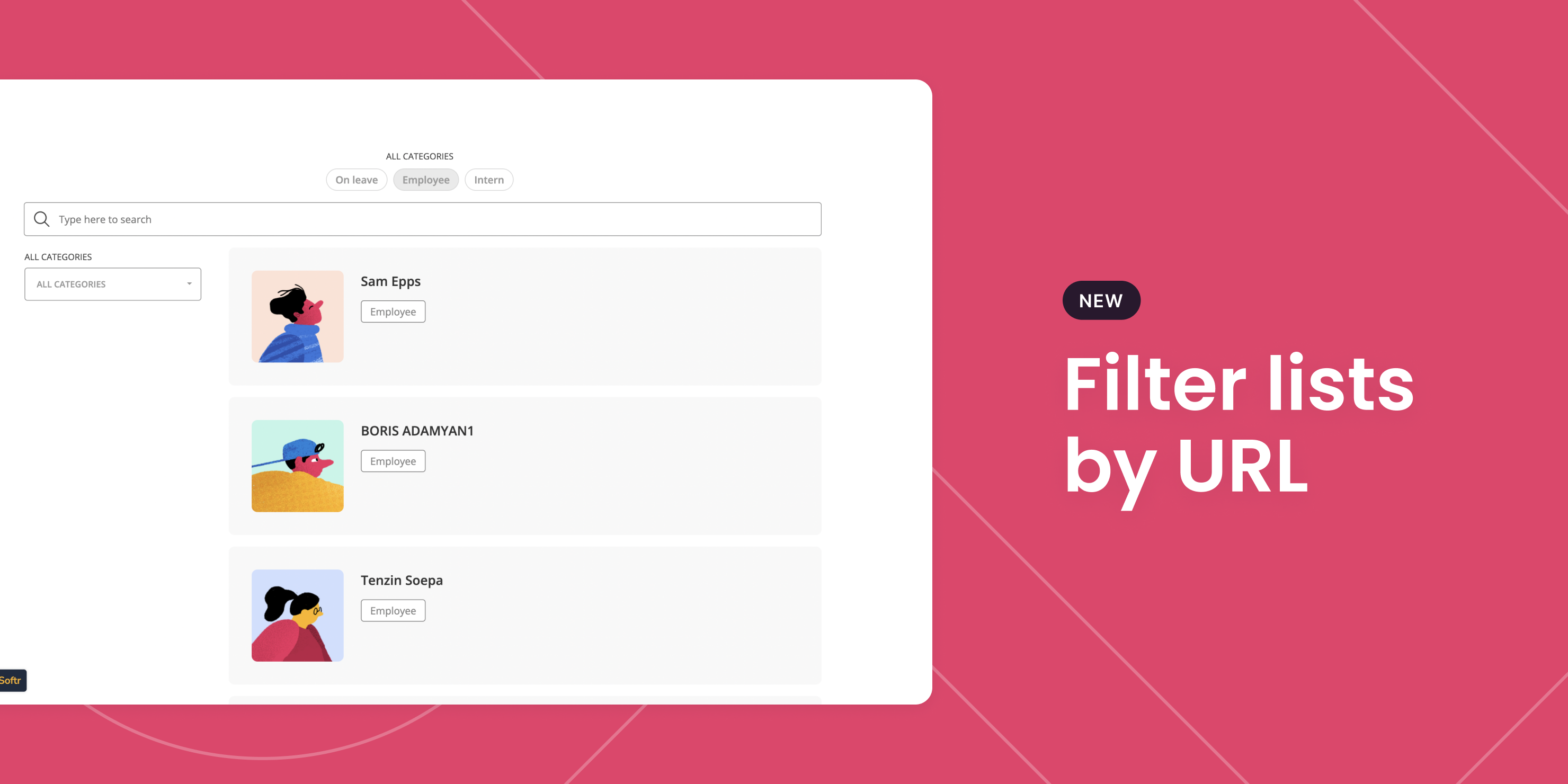 Filter Lists by URL