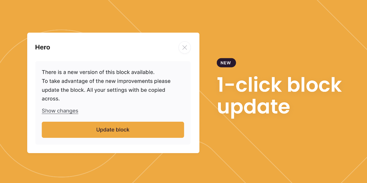 1-click Block update