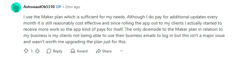 Glide user complains about Glide challenges