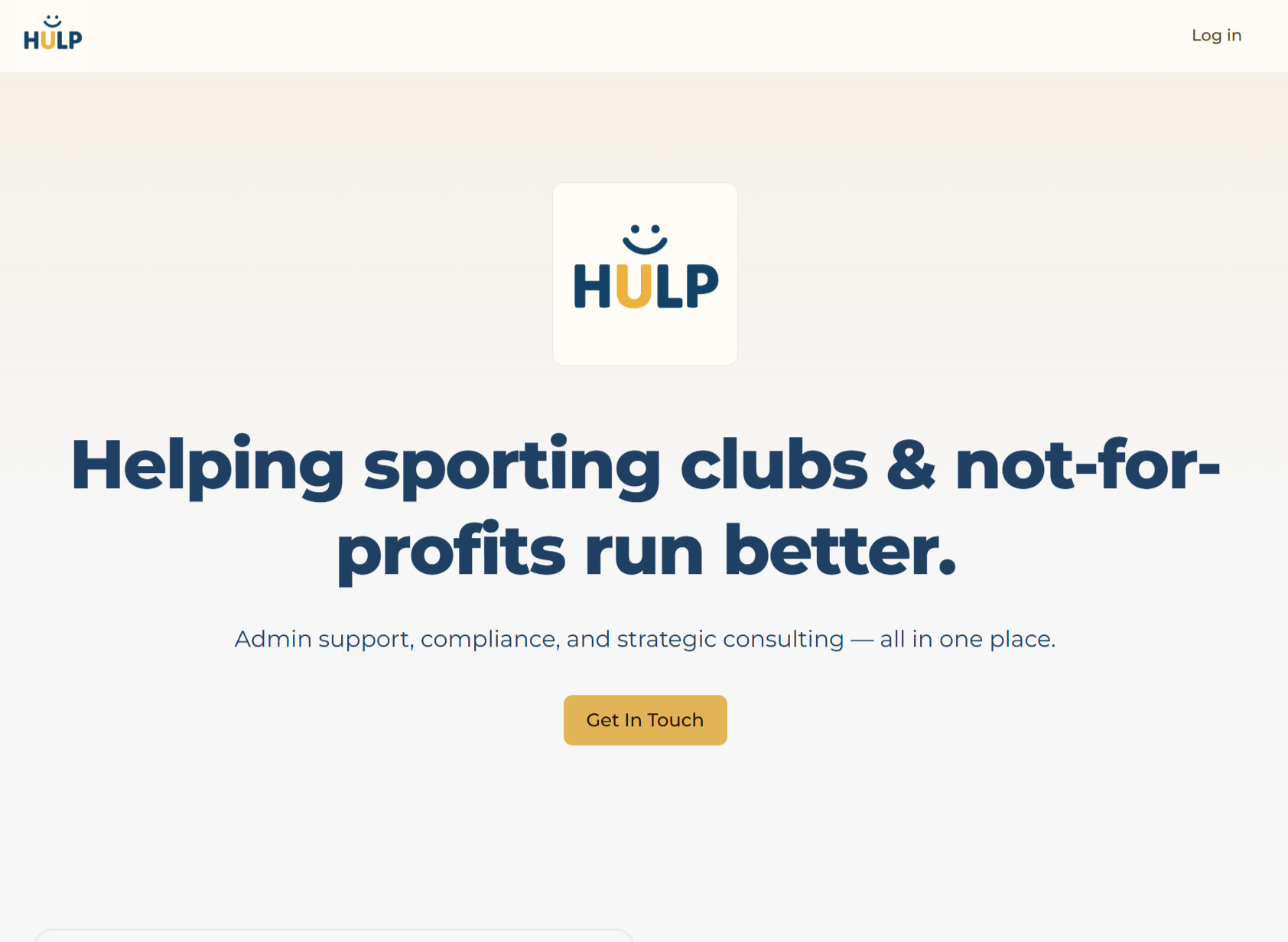 Hulp — Operating Platform for a Sports-Club Advisory feature image