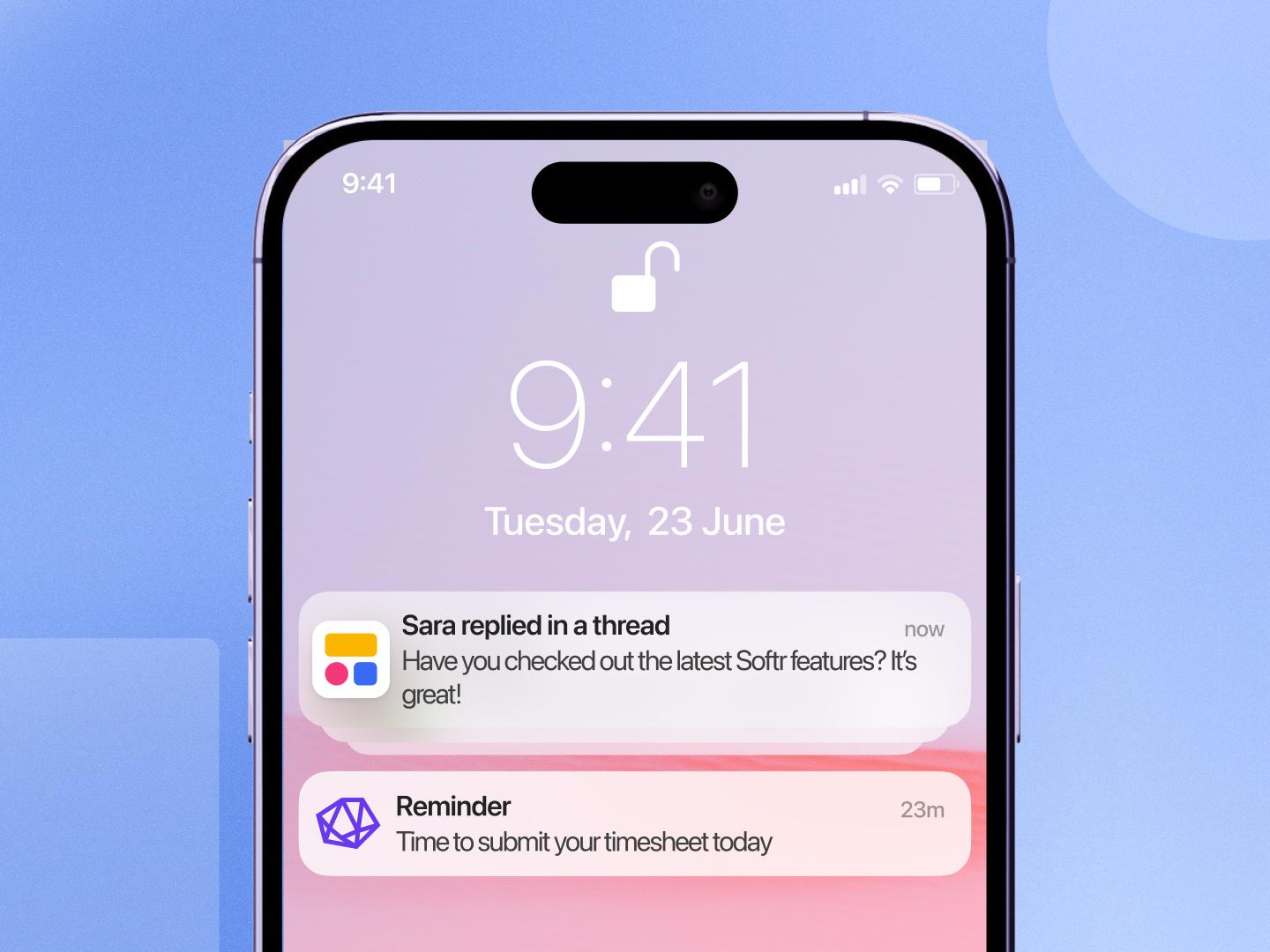Send push notifications