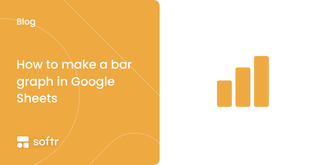 Bar graph icon representing how to make a bar graph in Google Sheets