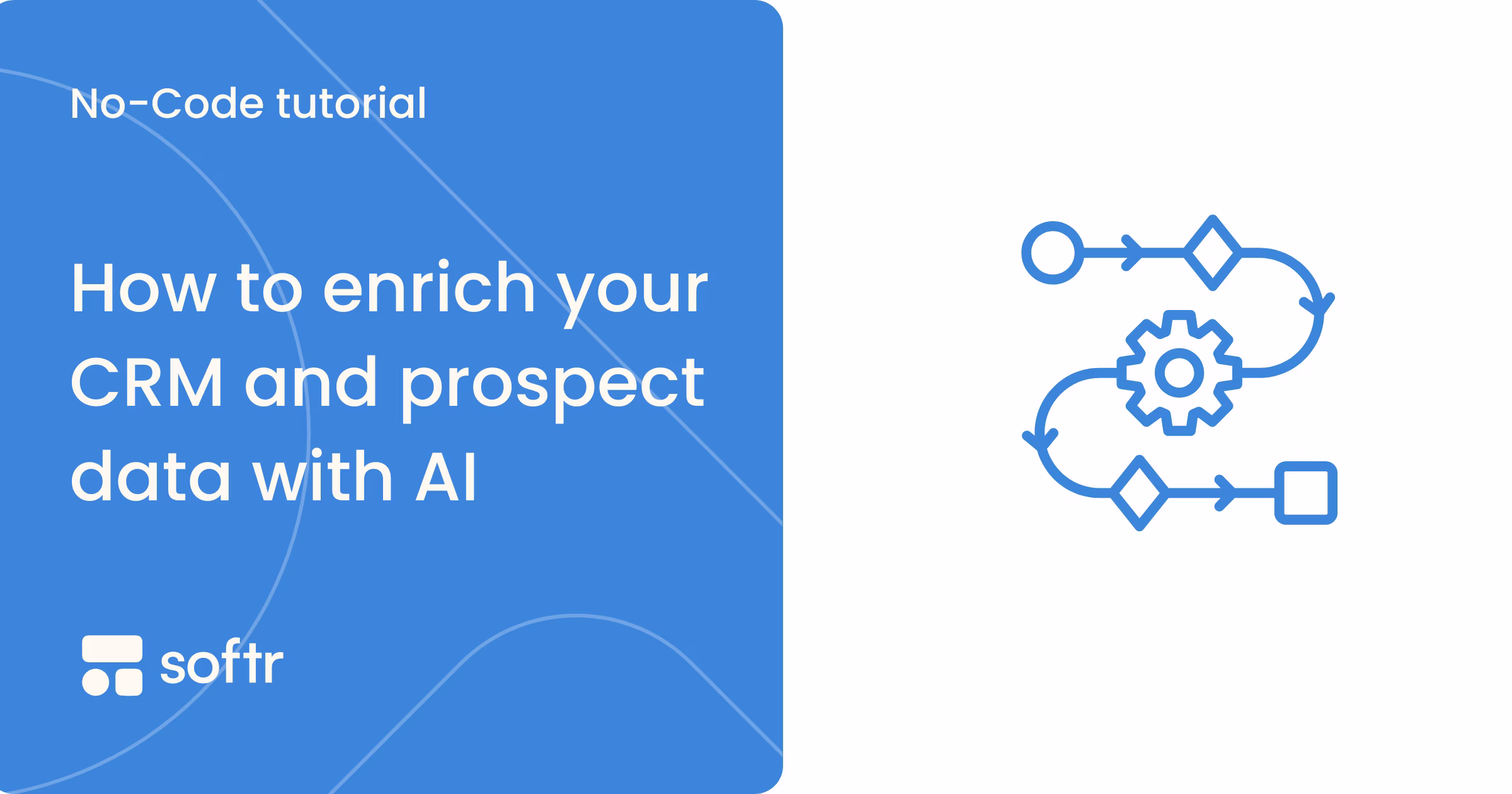 AI agent workflows enriching CRM and prospect data in Softr